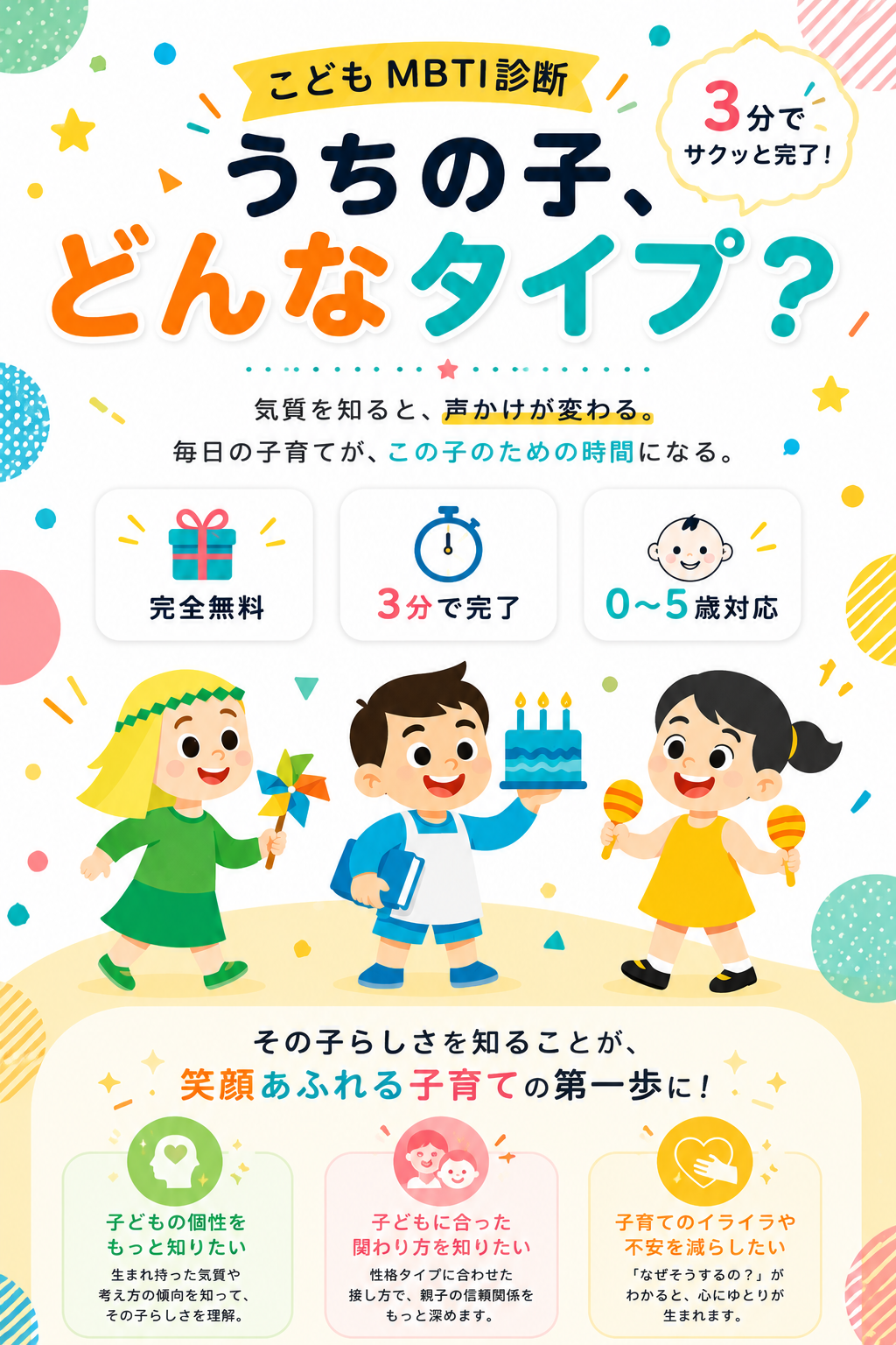 こどもMBTI診断 うちの子、どんなタイプ？
